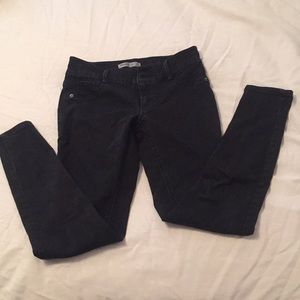 Mudd Mid-Rise Jean Leggings Black Women’s 16